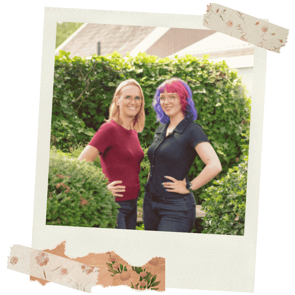 Foto van Jonneke en Odile van JD&D